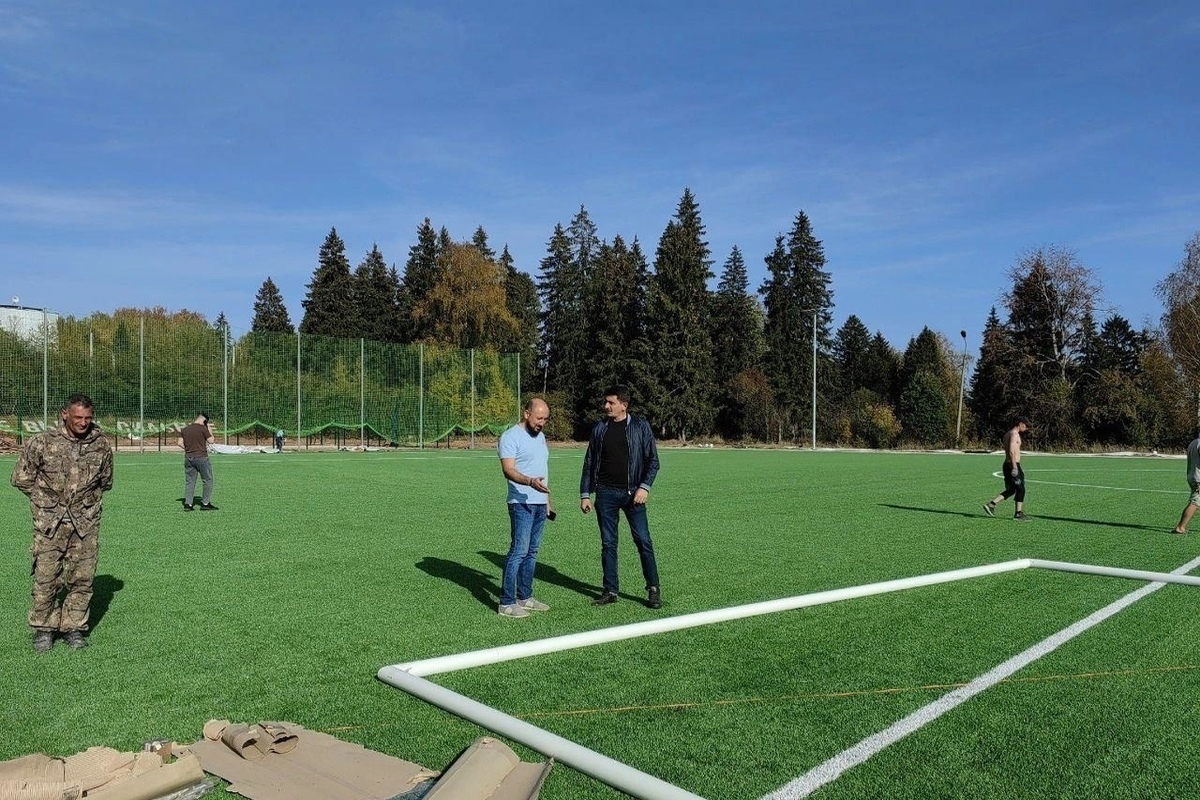 Реконструкцию стадиона в Солнечногорске планируют завершить в октябре