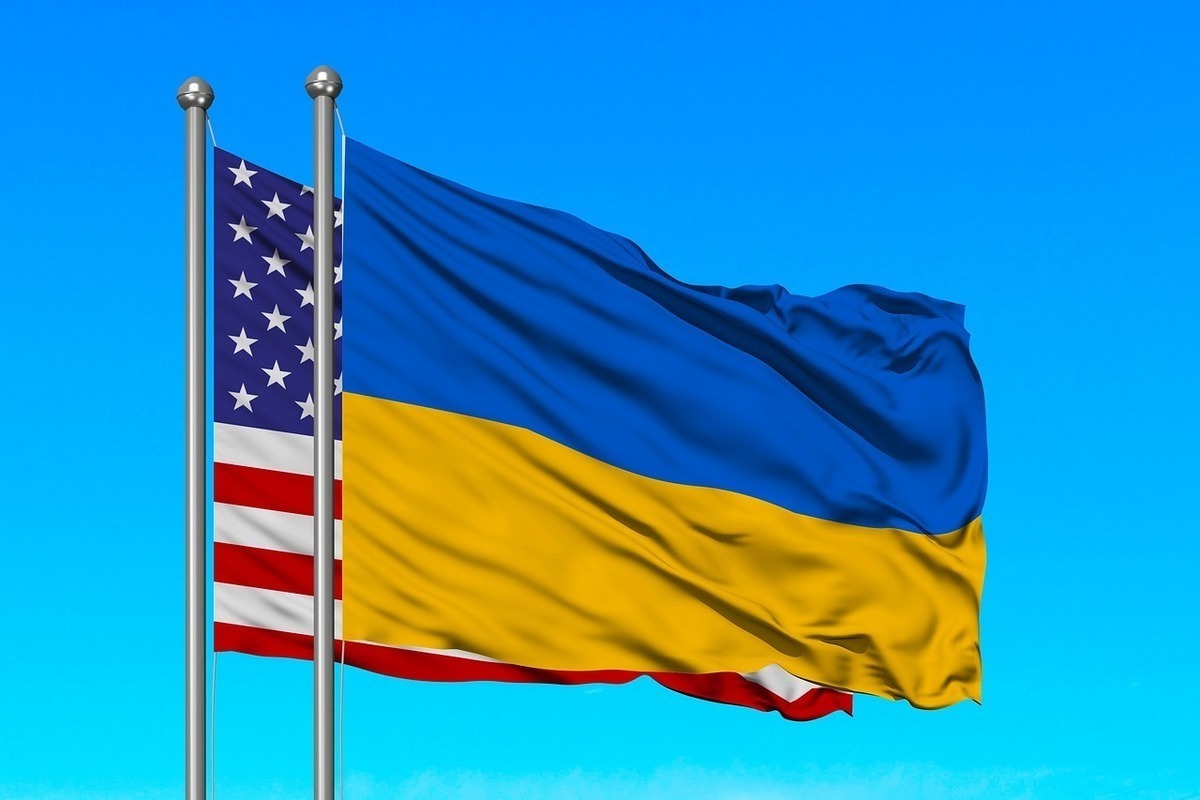 флаг сша в украине