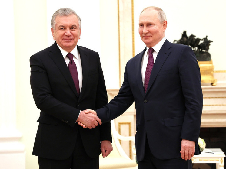 Путин проведет в Кремле переговоры с лидером Узбекистана Мирзиёевым