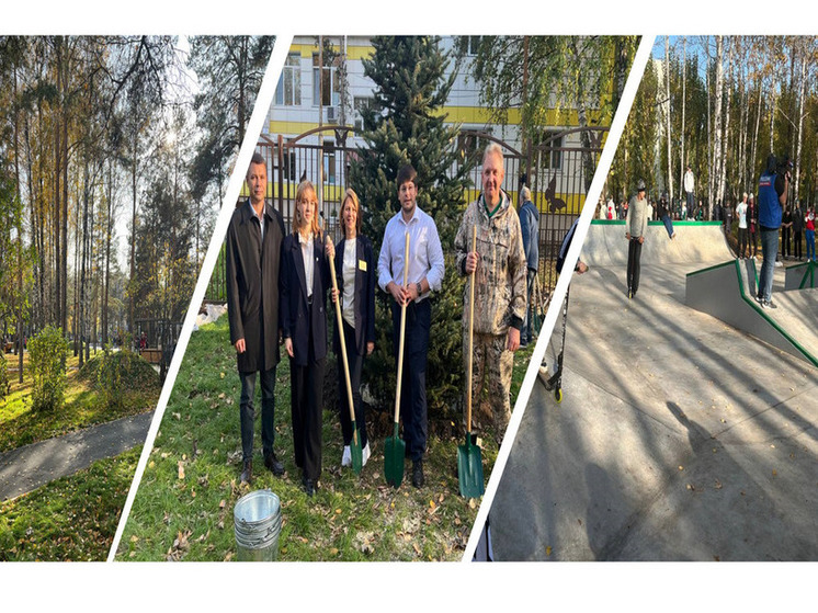 Сквер «Школьный» в Тюмени обновили по нацпроекту