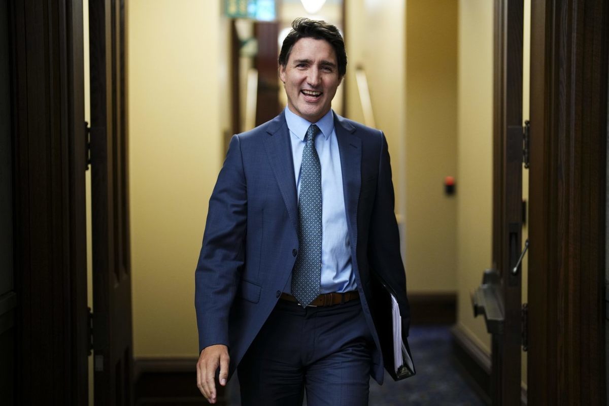 The Canadian refused to shake Trudeau's hand and criticized him for helping Kyiv