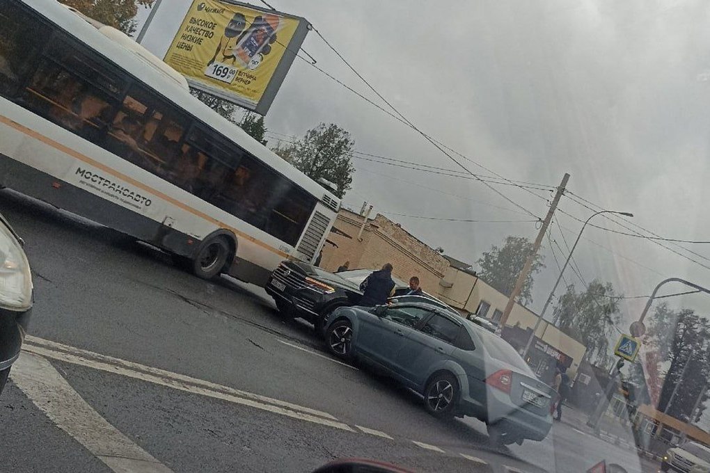 В Ногинске произошло ДТП с рейсовым автобусом