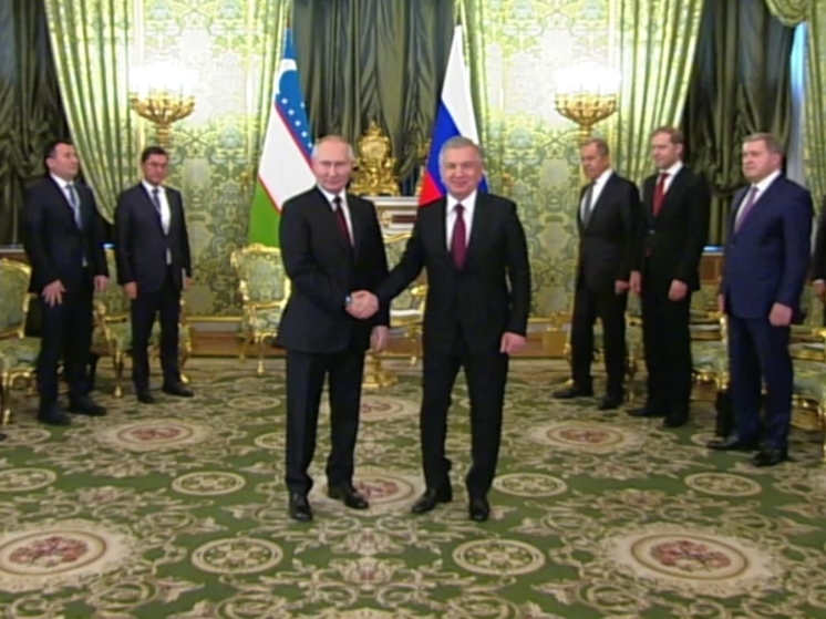 Президент Узбекистана находится в России с официальным визитом