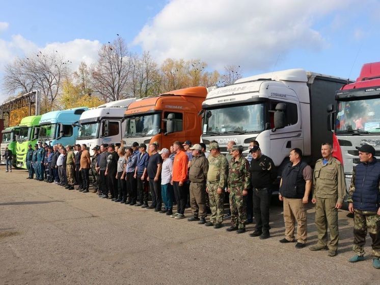 Из Башкирии в зону СВО отправился 96-й гумконвой