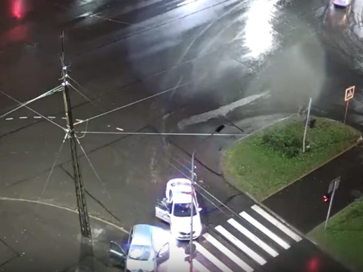 Непонятная, но захватывающая погоня попала на видео в Петрозаводске