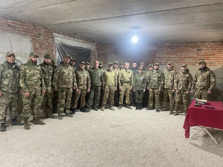 Добровольцев Северо-Осетинского батальона "Алания" наградили орденами и медалями