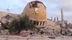 Появилось видео последствий ударов по сектору Газа: разрушена мечеть