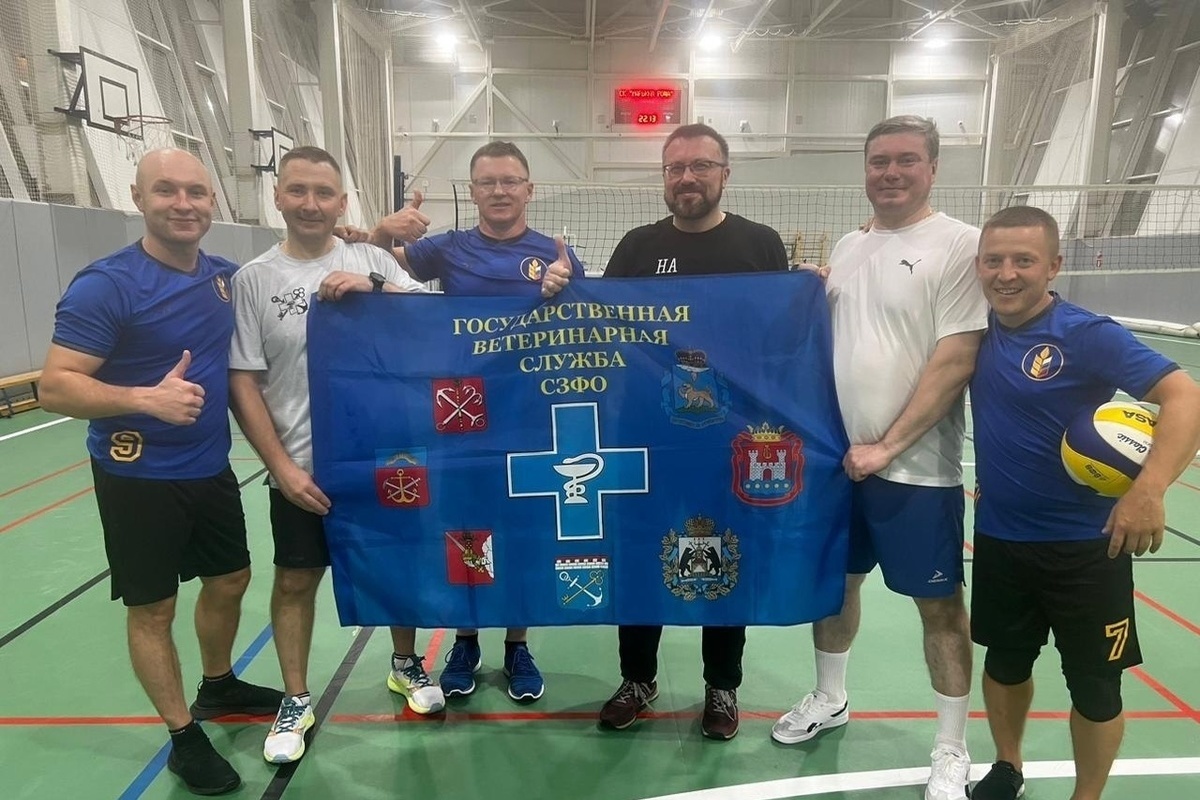 Ленинградские ветеринары приняли участие в турнире по волейболу ветслужбы России