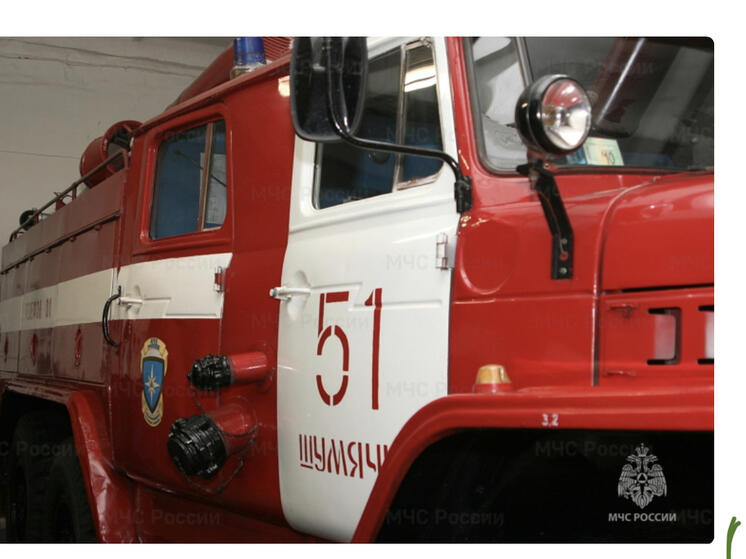 В Шумячском районе сгорела пилорама