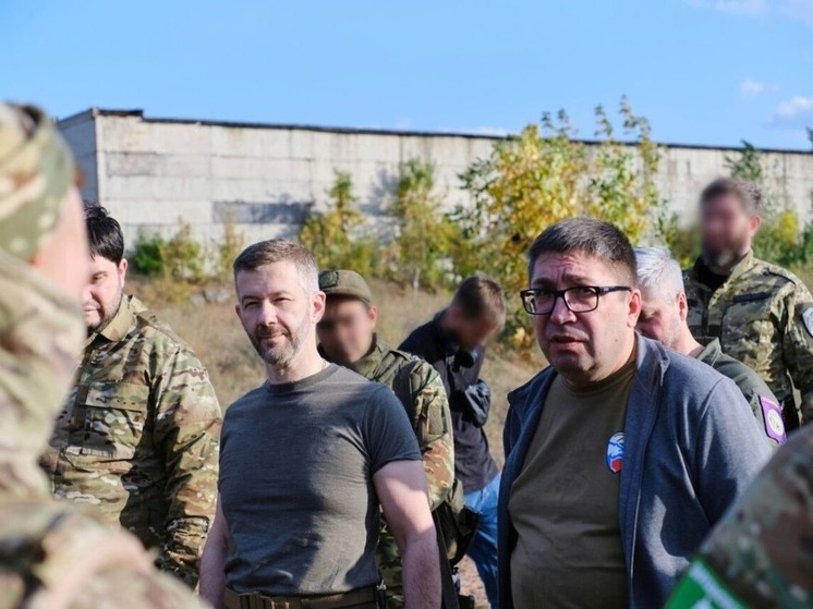 Мэр Анадыря встретился с бойцами в зоне проведения СВО