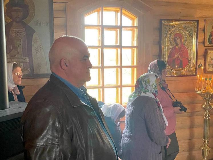 Костромской губернатор побывал на освящении церкви Сергия Радонежского