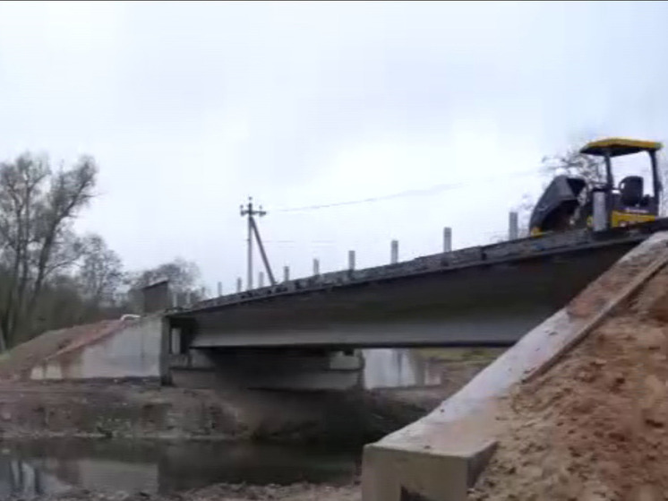 Новый мост между двумя поселками построили в Сергиевом Посаде