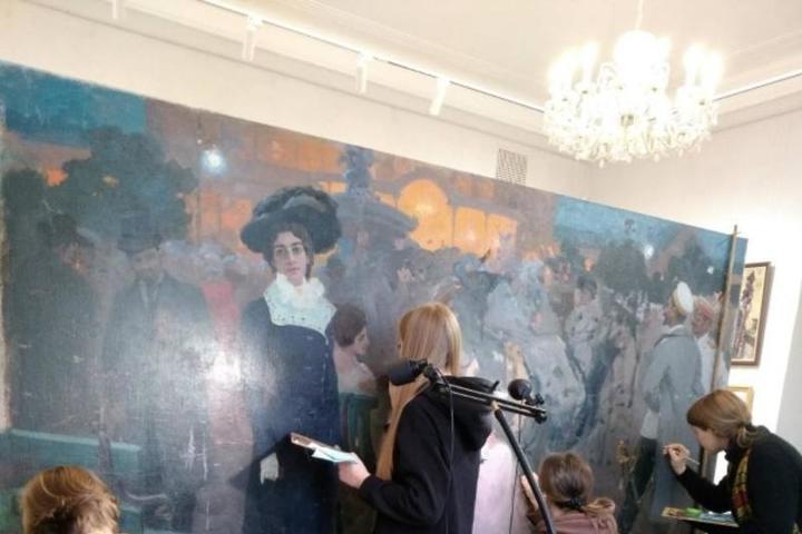 Пензенские реставраторы заканчивают работу над картиной Горюшкина-Сорокопудова