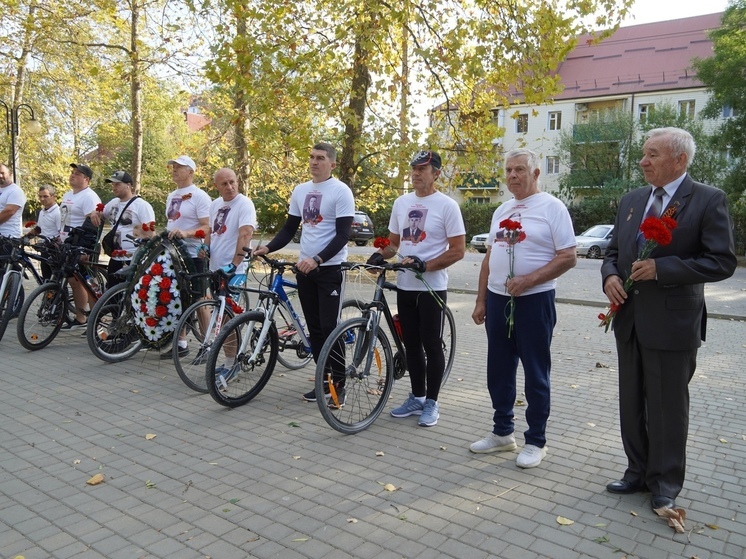 Велопробег к 80-летию освобождения Кубани прошёл в Крымском районе