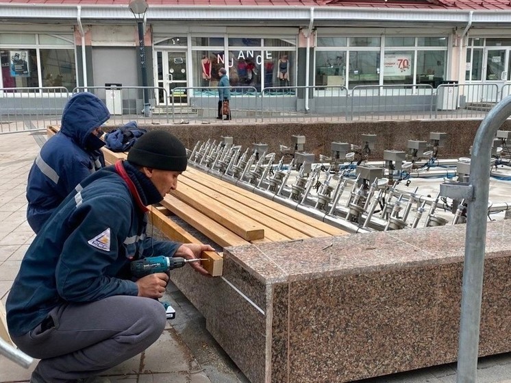 Светомузыкальный фонтан в Вологде закрыли на зимний период