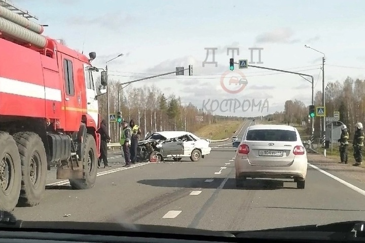 Проклятое место: на трассе Кострома-Шарья-Киров-Пермь опять авария