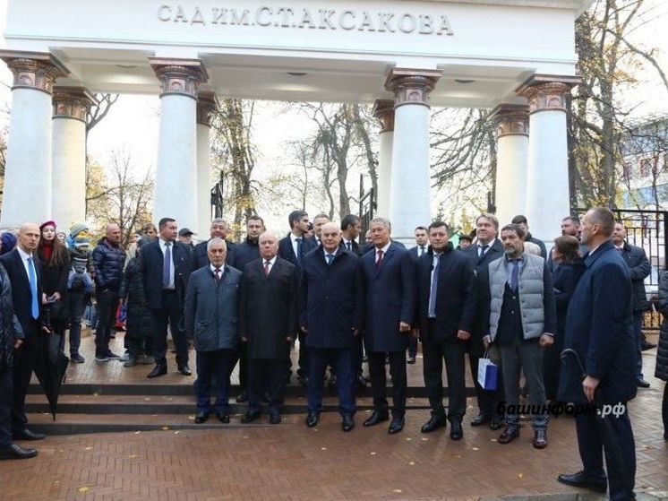 В Уфе после реконструкции открылся сад имени Аксакова