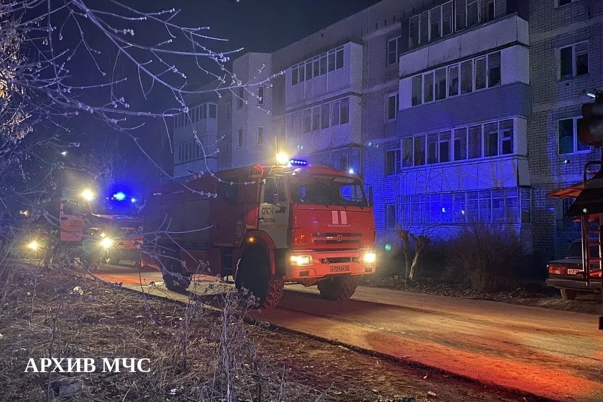 В Костромской области сгорели квартира и дом