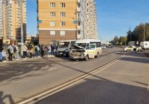 Стало известно, что при столкновении такси и маршрутки в городском округе Люберцы пострадало 8 человек