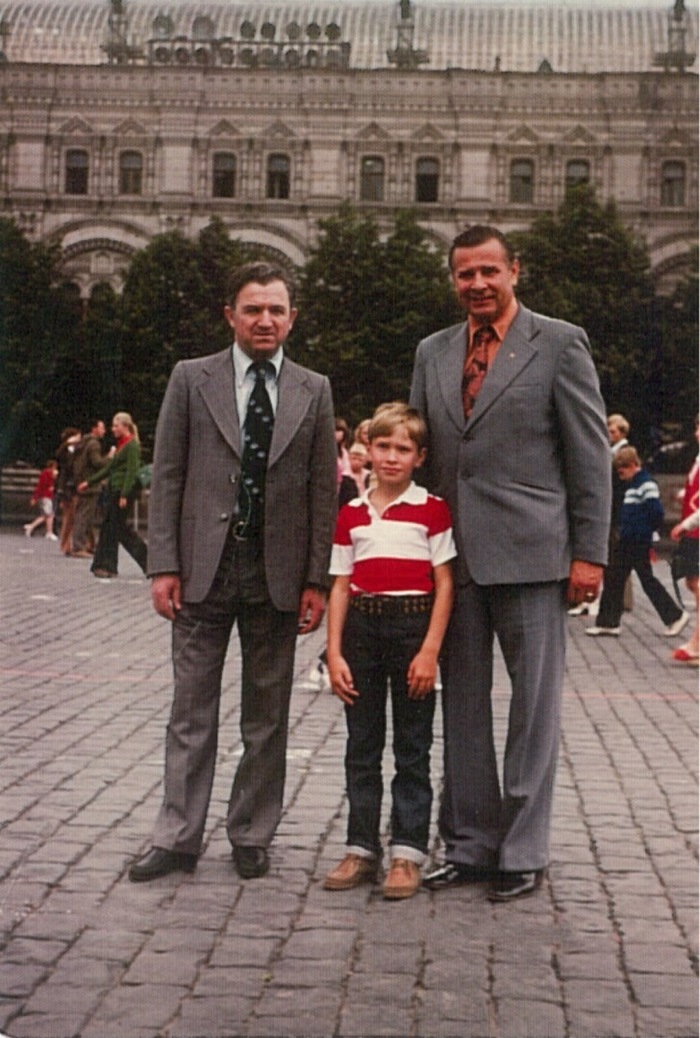 Никита Симонян и Лев Яшин