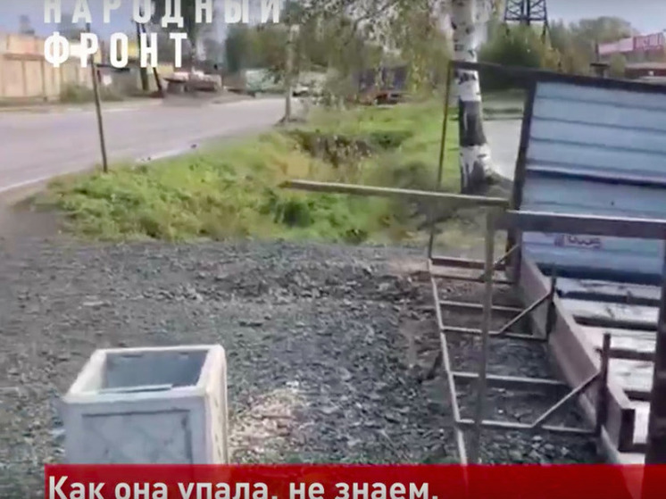 Остановка сомнительного качества упала в Петрозаводске