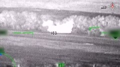 Экипаж Ка-52 ликвидировал танк ВСУ, спрятавшийся в лесополосе: кадры уничтожения