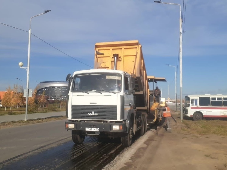 В Омске завершили ремонт дороги к G-Drive Арене