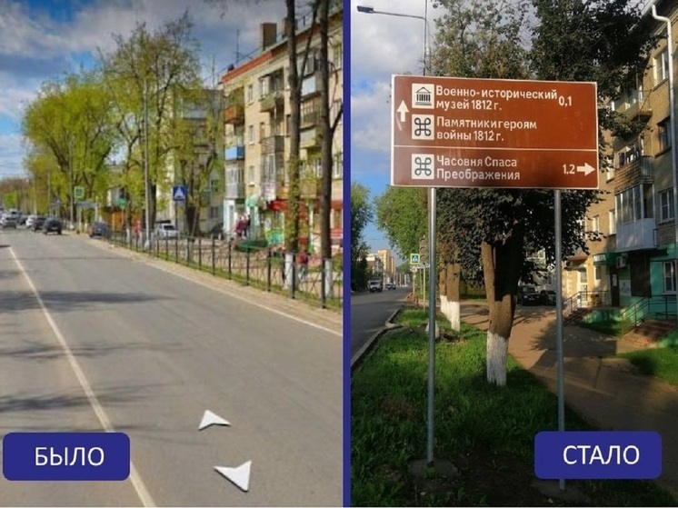 В Калужской области внедрят навигацию для туристов в виде дорожных знаков