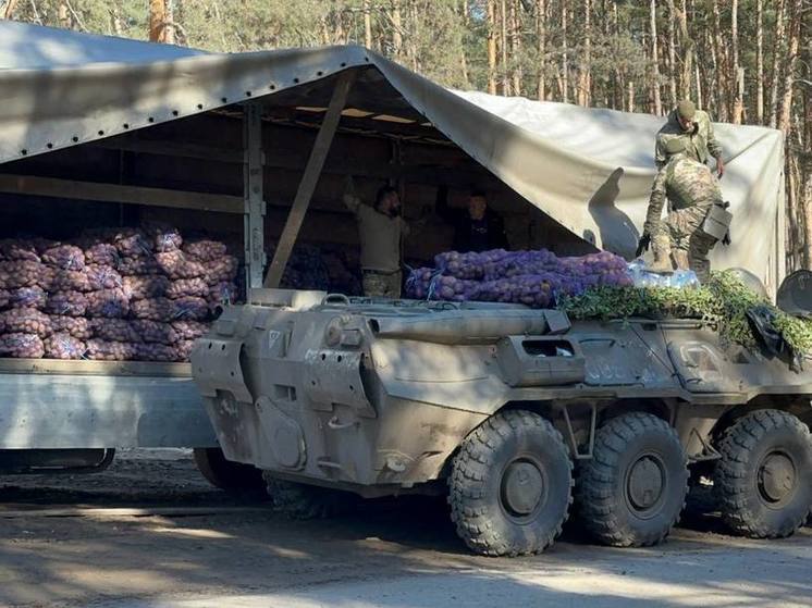 Орловщина доставила в зону СВО 20 тонн картофеля