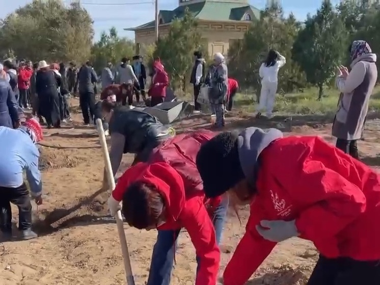 В райцентре Калмыкии создали «Аллею матерей»