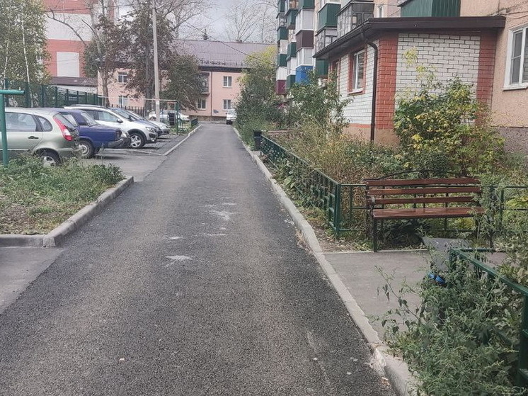 В Курске на 95 процентов выполнено благоустройство дворовых территорий