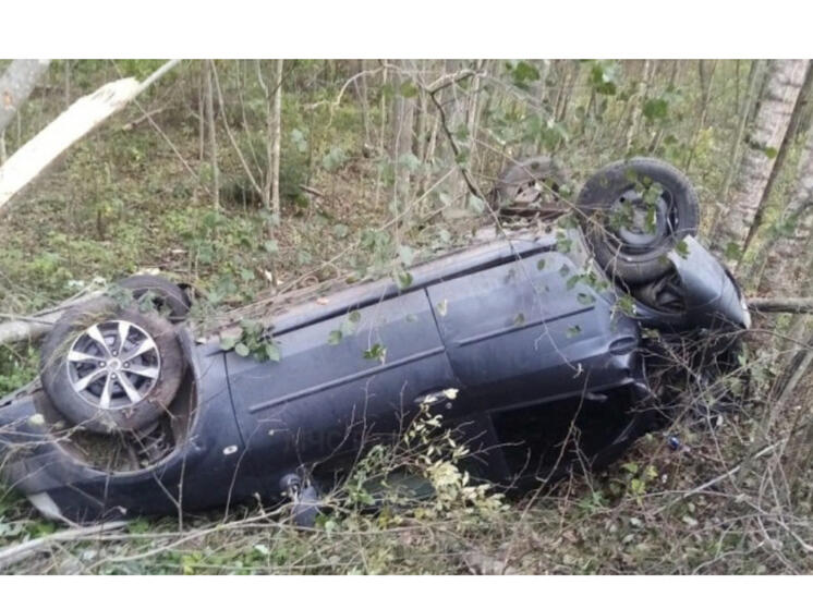 В Дорогобуже в результате съезда автомобиля пострадал человек