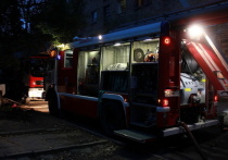 Сигнал в пожарную охрану города поступил в 5 часов утра, рассказали в ГУ МЧС России по Приморскому краю