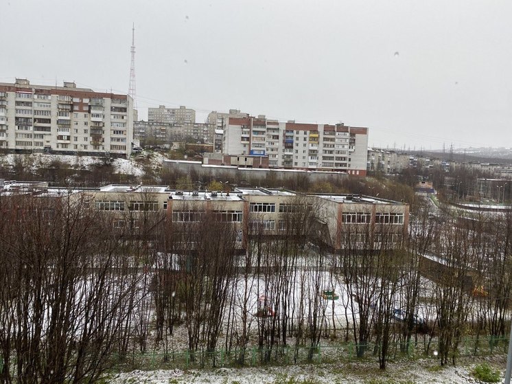 Дождь и мокрый снег накрыли Мурманск