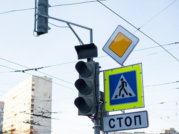 Безопасность петербуржцев обеспечит новый светофор на Товарищеском проспекте
