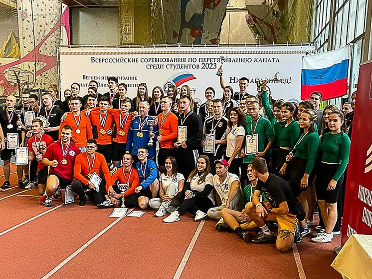 Орловцы сияют бронзой на Всероссийских соревнованиях по перетягиванию каната