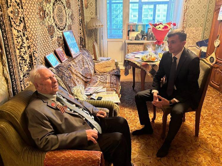 Ветеран ВОВ из Волжского района Саратова отметил свой 101-й день рождения