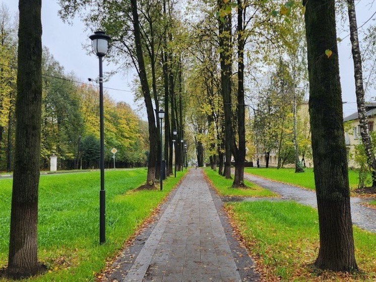 В Клину открыли новую пешеходную зону на улице Чайковского