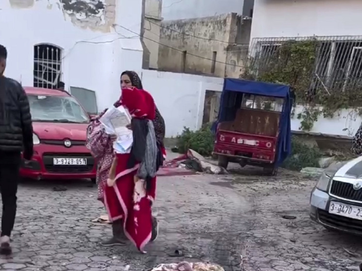 Появилось видео последствий удара по больнице в Газе