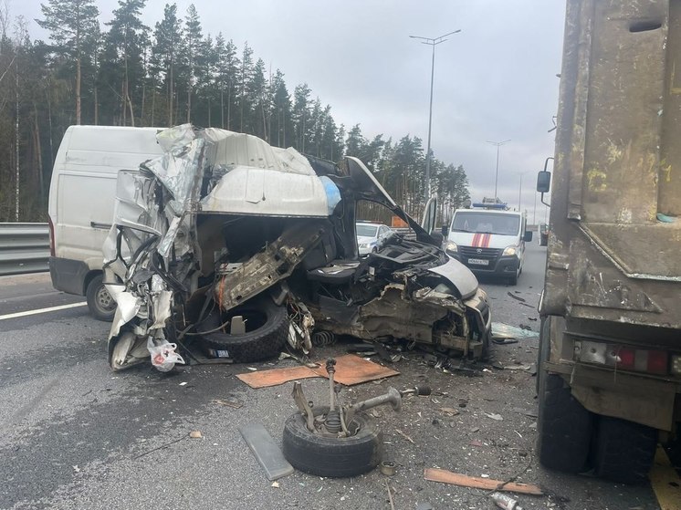 Страшная авария произошла на ЦКАД в Подмосковье