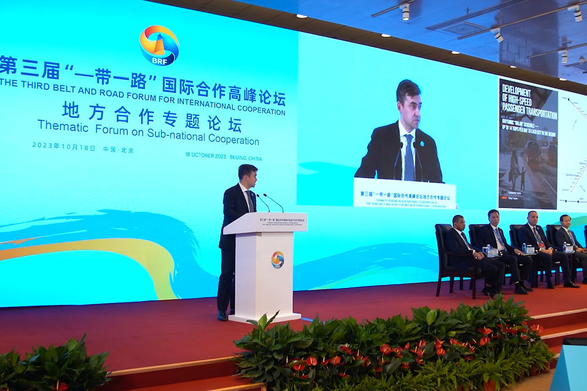 Губернатор Ивановской области выступил на форуме «Один пояс, один путь» в Китае
