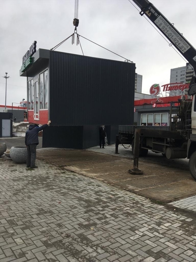 Некрасивые ларьки убрали в Петрозаводске после жалоб жителей Кукковки