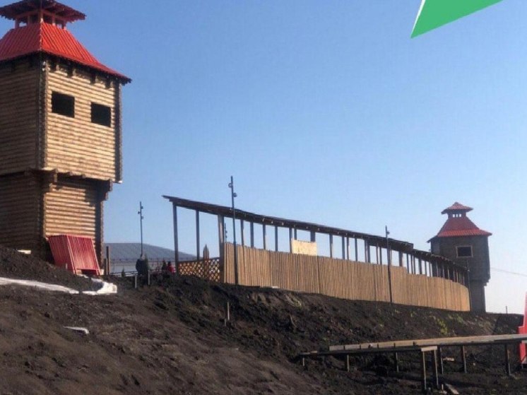 В Белгородской области завершается благоустройство склона у реки Валуй