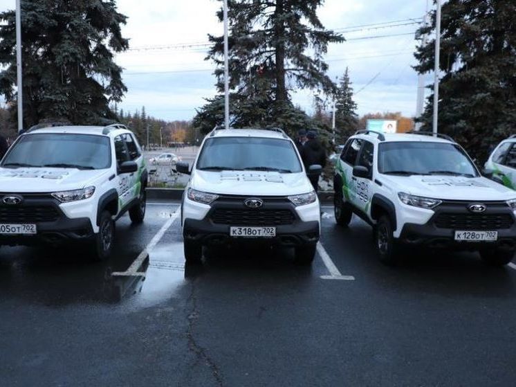 Районы Уфы получили новые автомобили «Нива Трэвел»