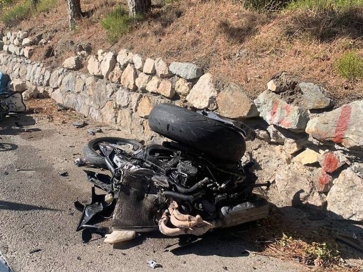 Мотоциклист погиб в аварии под Ялтой