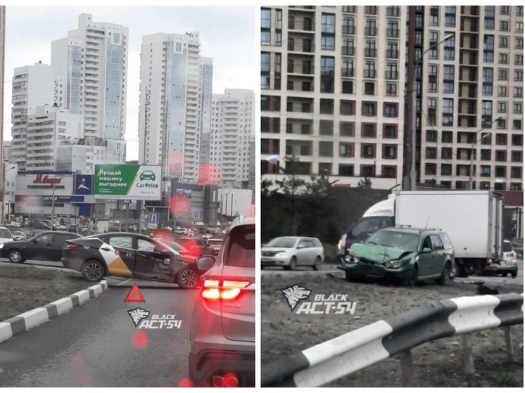В Новосибирске произошло очередное массовое ДТП на Ипподромской