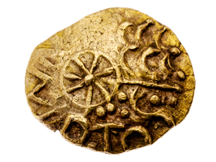 Древняя золотая монета рассказала ученым о неизвестном британском короле0
