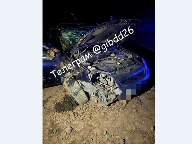 На Ставрополье лишенный прав водитель сел за руль и пострадал в ДТП