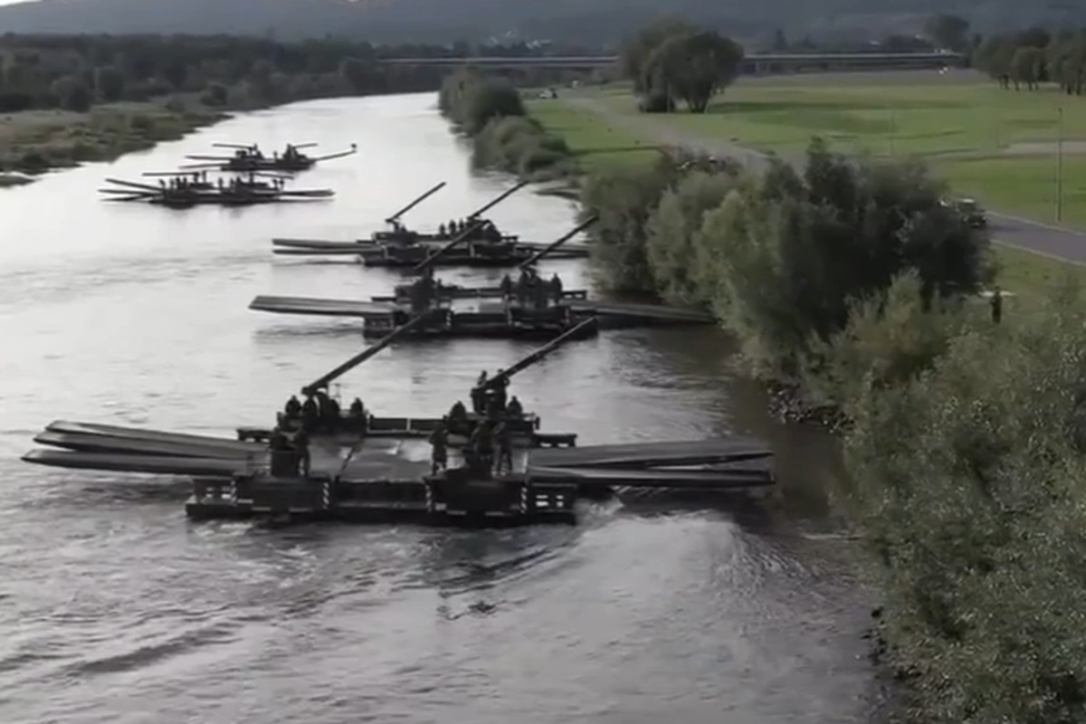 The Germans told how they teach the Ukrainian Armed Forces to cross rivers