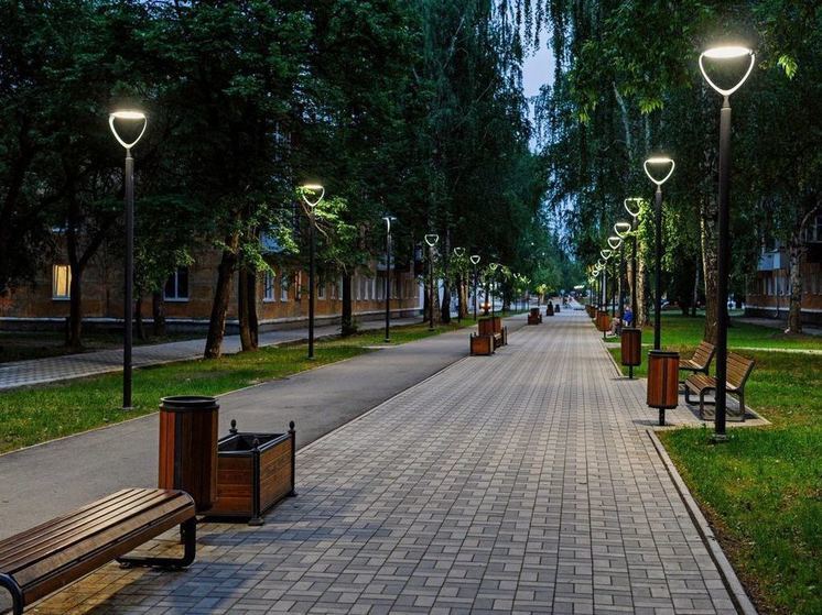 В Ирбите благоустроили самую длинную пешеходную улицу